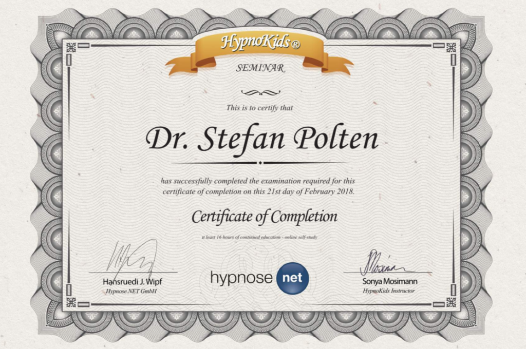 Zertifikat HypnoKids®